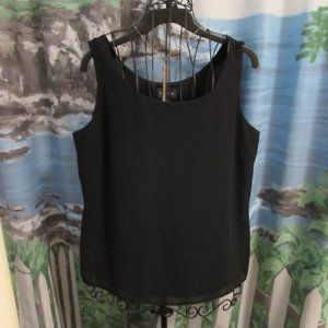 Classic Black Shell Tank Top